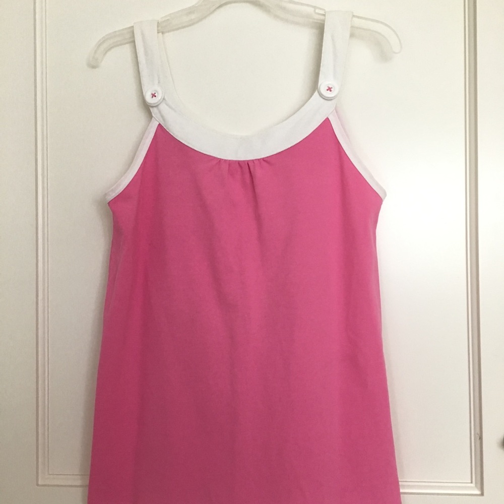 Pink Lilly Pulitzer Cami with buttons
